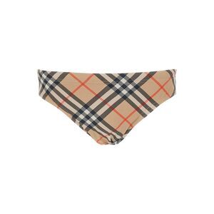 Burberry Men Beige Speedo With Check Motif In Polyamide Man